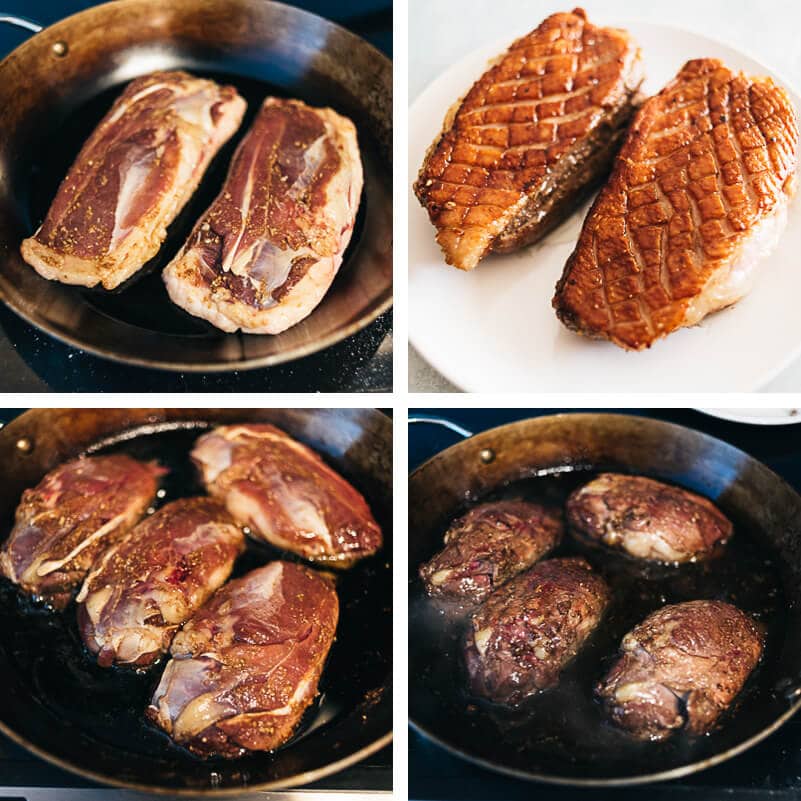Crispy Chinese Duck Breast Cooking Process 