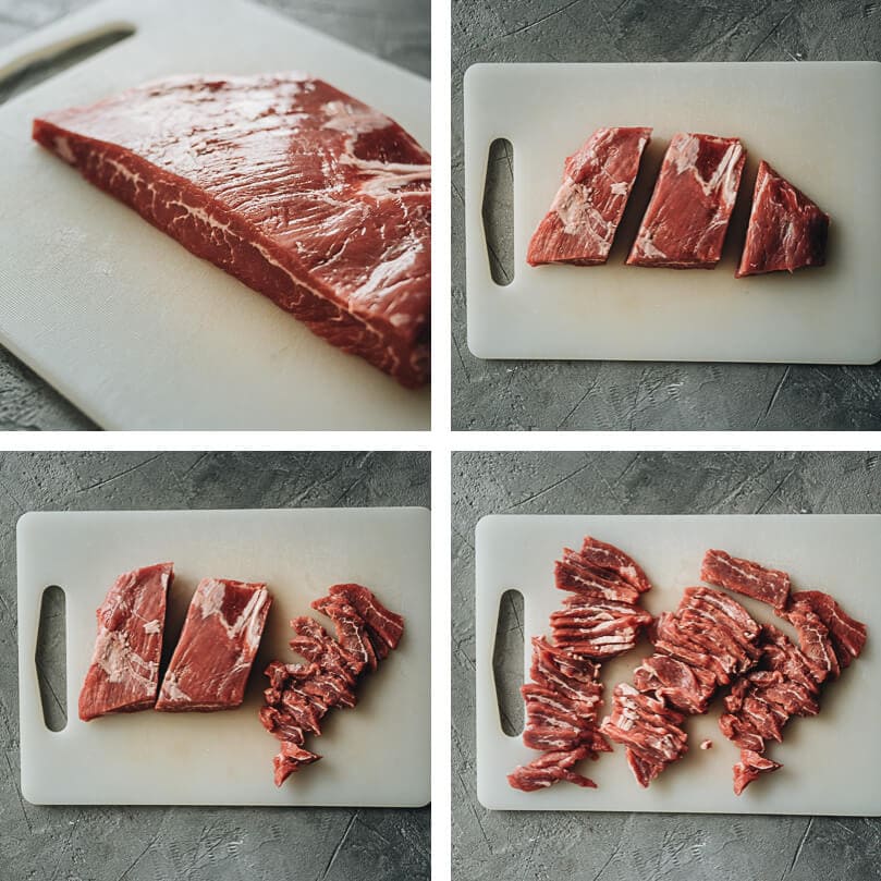 How to slice beef for stir fry