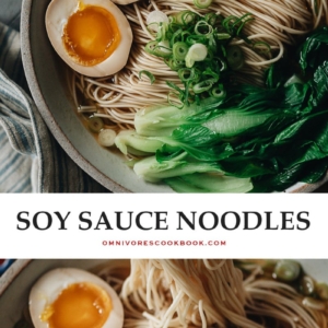 This comforting soy sauce noodles dish comes together in minutes with simple ingredients that satisfy any time of day!