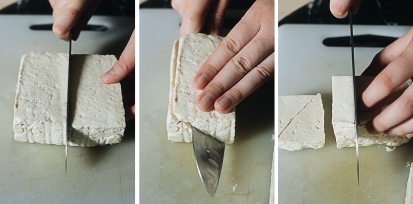 How to cut tofu for stir fry