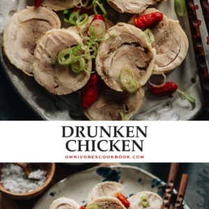 Drunken chicken is a traditional Chinese cold appetizer with a juicy texture, an aromatic taste, and just a touch of booze. Make it in advance and serve it with beer - it’s perfect for snacking and dinner parties.