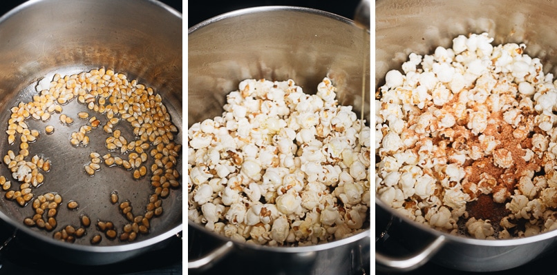 How to make popcorn step-by-step