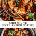 An authentic Shui Zhu Yu (Spicy Sichuan Boiled Fish) recipe that recreates the ultra aromatic, numbing, spicy sensation you would experience in China.