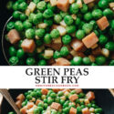 This comforting, classic Shanghai dish - green peas stir fry - is quick, easy, and absolutely satisfying served as a side or a main dish!