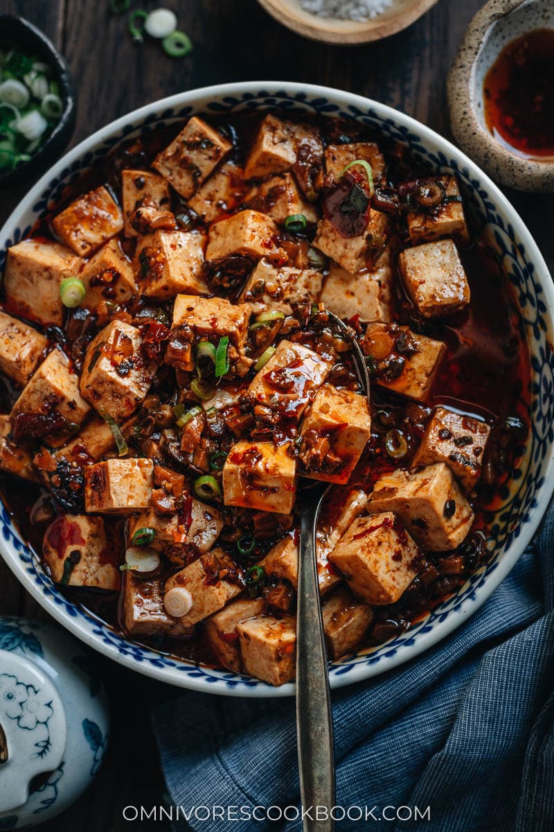 Easy spicy umami Sichuan-style tofu