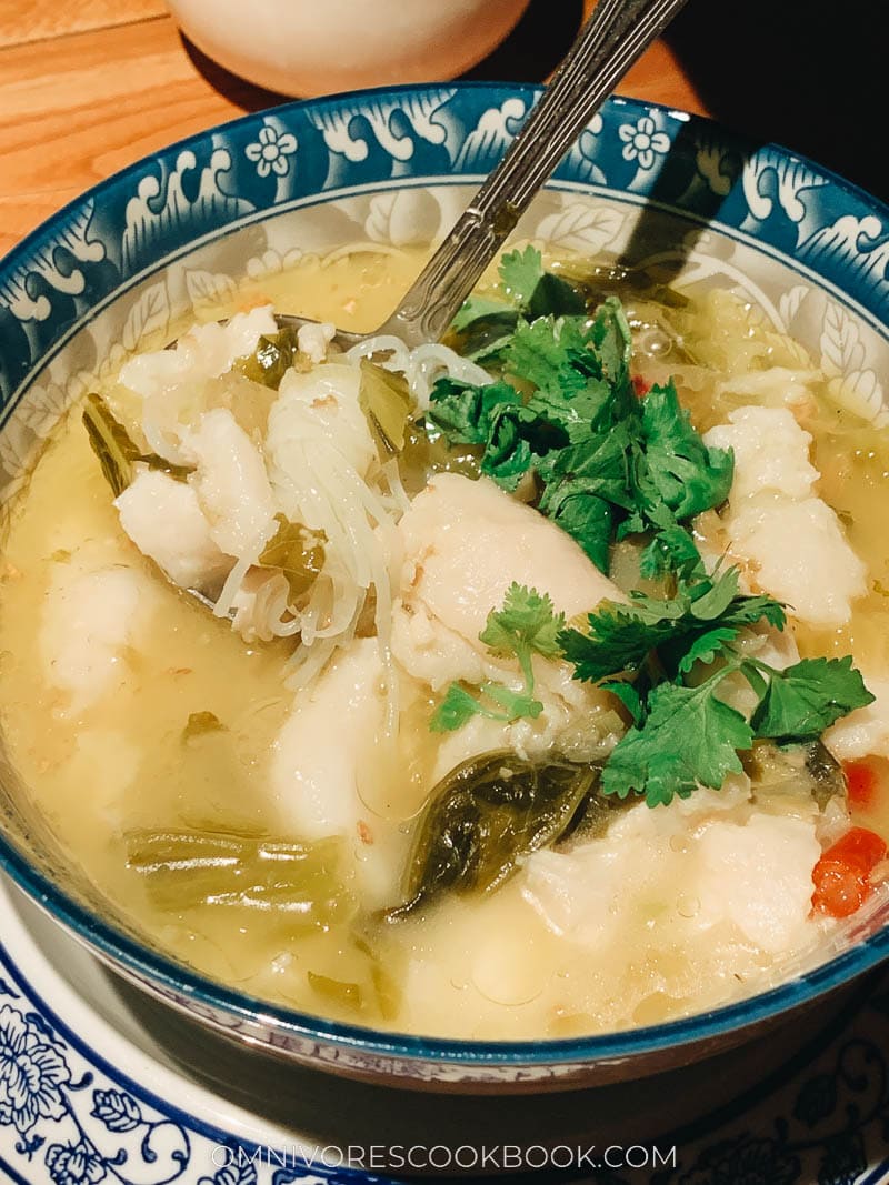 Famous Chengdu fish soup