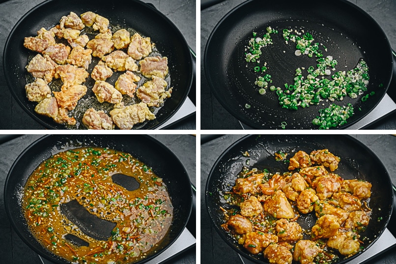 How to make orange chicken cooking step-by-step