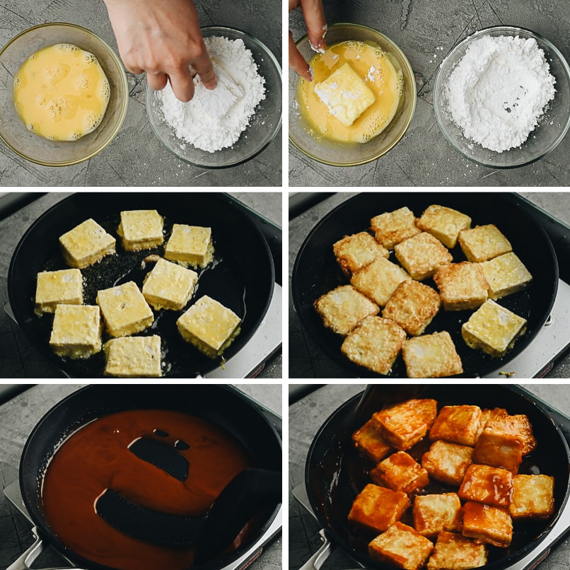 How to make pan fried tofu step by step