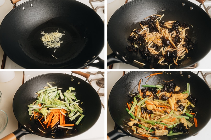 How to make Chinese detox stir fry step-by-step